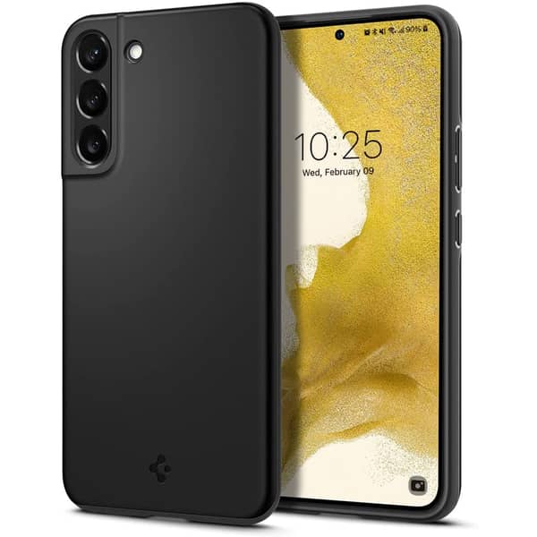 Spigen Thin Fit Designed For Samsung Galaxy S22 Plus Case Cover (2022) - Black Spigen Thin Fit Designed For Samsung Galaxy S22 Plus Case Cover (2022) - Black