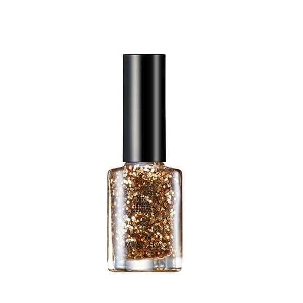 Missha Self Nail Salon Glitter Look G020/Gold Flash 8ml