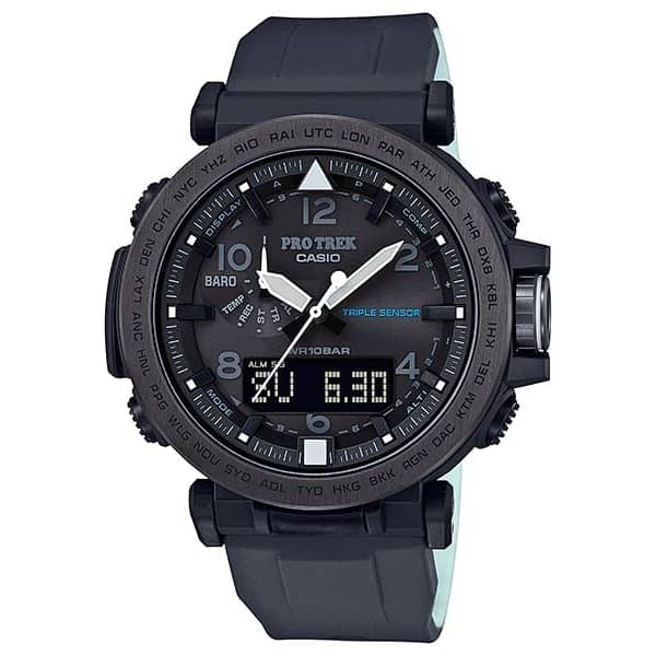 Casio PRG-650Y-1 Protrek Black Silicon Analog/Digital Watch Men Casio PRG-650Y-1 Protrek Black Silicon Analog/Digital Watch Men