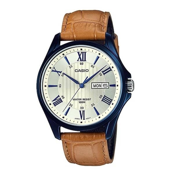 Casio MTP-1384BUL-9AV Enticer Men's Watch Casio MTP-1384BUL-9AV Enticer Men's Watch