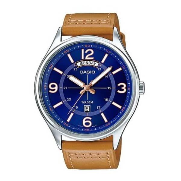 Casio MTP-E129L-2B2V Enticer Men's Watch