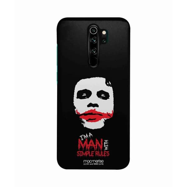 Man With Simple Rules - Sleek Case for Xiaomi Redmi Note 8 Pro