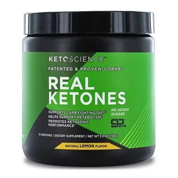 Keto Science Real Ketones Powder Natural Lemon Flavor 15 Servings 150g