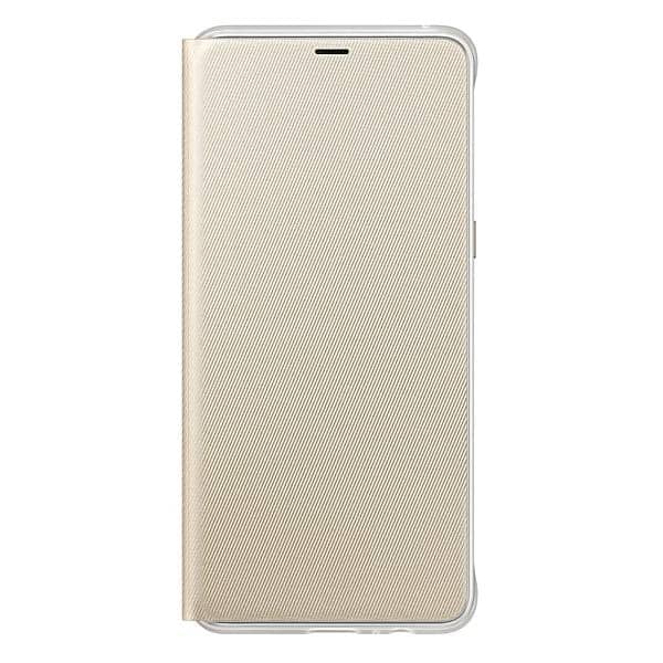 Samsung Galaxy A8+ 2018 Neon Flip Cover - Gold Samsung Galaxy A8+ 2018 Neon Flip Cover - Gold