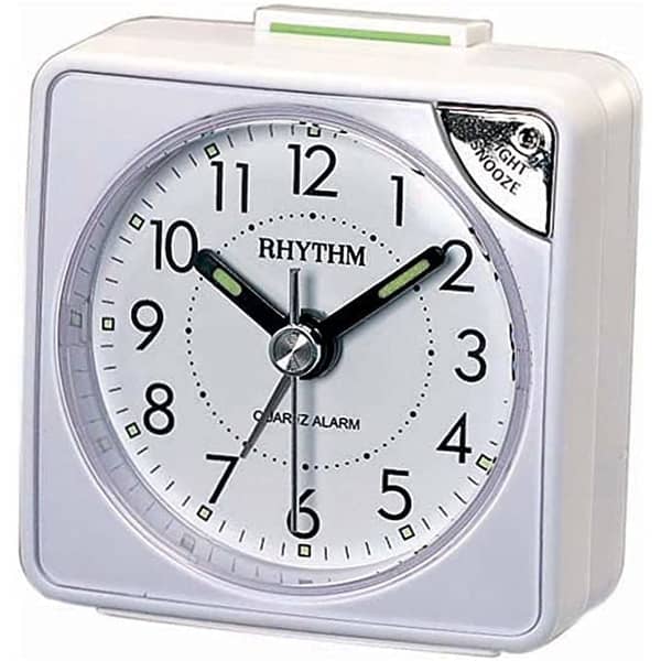 Rhythm Alarm Clock CRE211NR03,With 4 Steps Beep Sound, Snooze, Light Rhythm Alarm Clock CRE211NR03,With 4 Steps Beep Sound, Snooze, Light