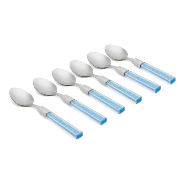 6pcs Table Spoon Blue Standard