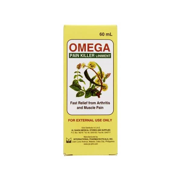 Omega Pain Killer Liniment 60ml Omega Pain Killer Liniment 60ml