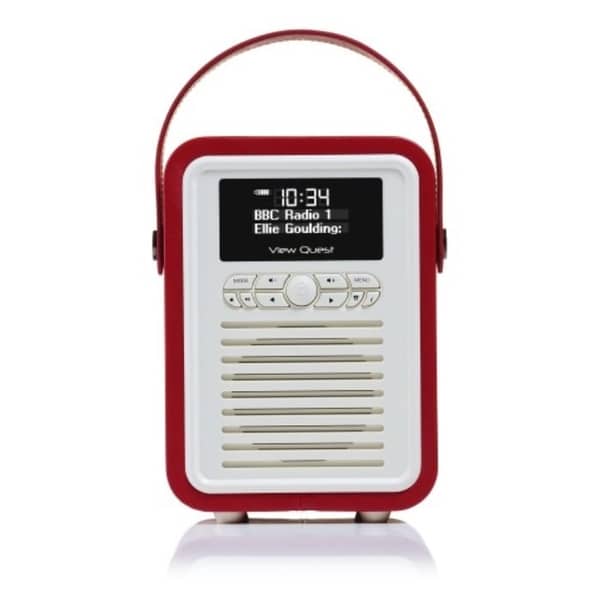 Viewquest Retro Mini Radio Red