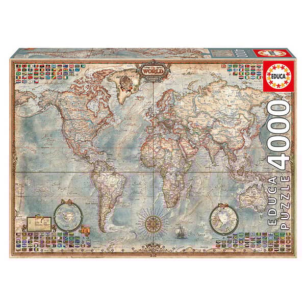 Educa Borras 14827 Historic World Map Puzzle 4000pcs Educa Borras 14827 Historic World Map Puzzle 4000pcs