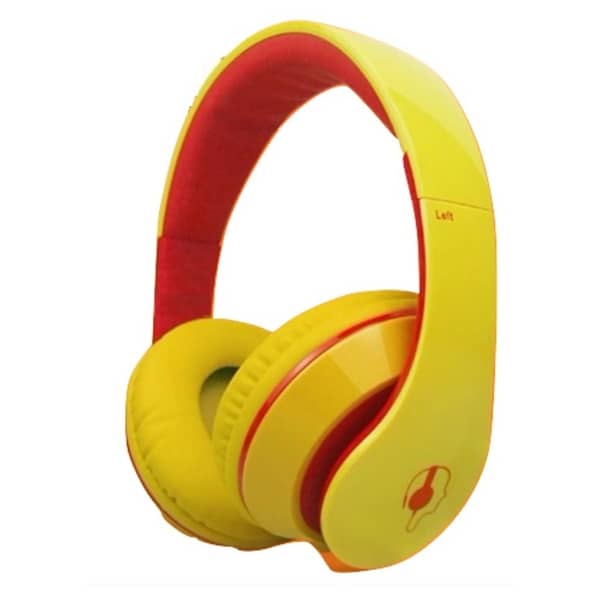 Senmai SMIV185 Wired Stereo Headphones Yellow/Red Senmai SMIV185 Wired Stereo Headphones Yellow/Red