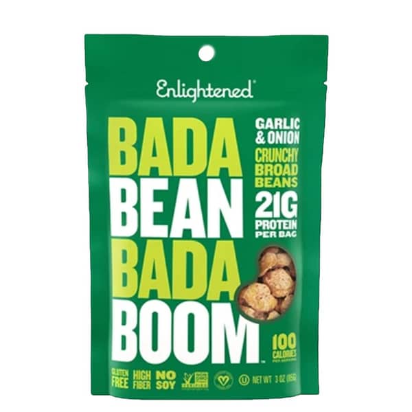 Bada Bean Bada Boom Broad Beans, Garlic & Onion 85g Bada Bean Bada Boom Broad Beans, Garlic & Onion 85g
