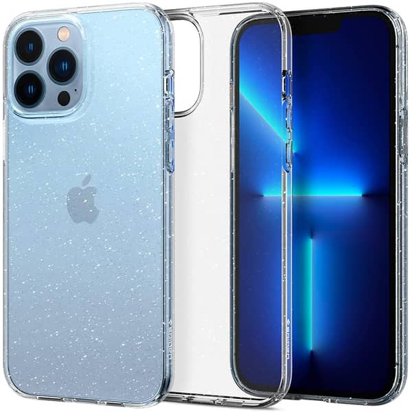Spigen Liquid Crystal Glitter Designed For Iphone 13 Pro Case Cover - Crystal Quartz Spigen Liquid Crystal Glitter Designed For Iphone 13 Pro Case Cover - Crystal Quartz