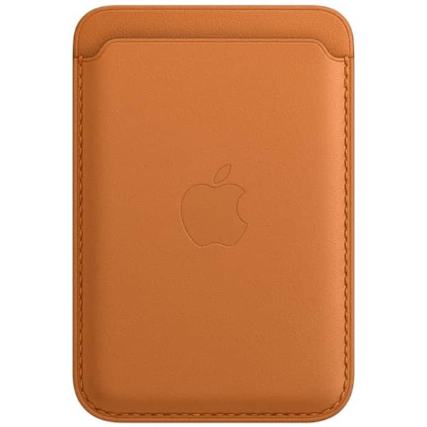 Apple Leather Wallet with MagSafe Golden Brown iPhone