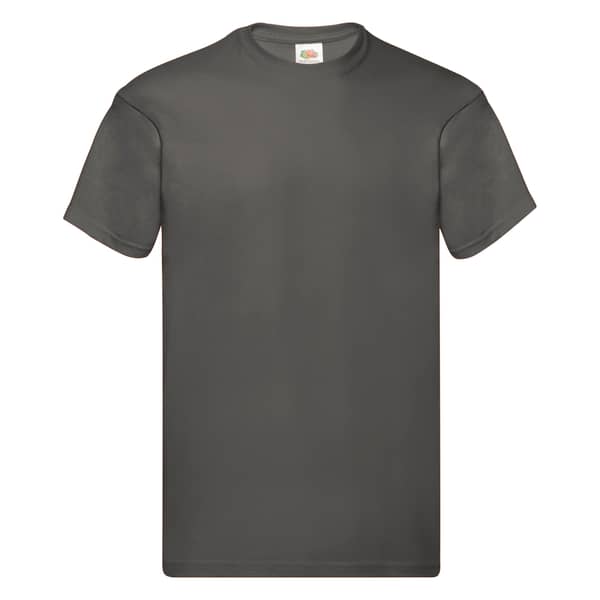 Fruit Of The Loom Original T-Shirt Light Graphite Small Fruit Of The Loom Original T-Shirt Light Graphite Small