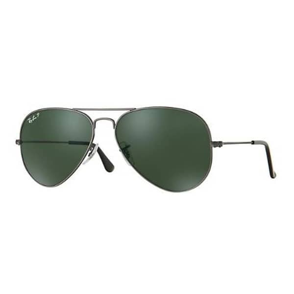 Ray Ban Aviator Gunmetal Metal Unisex Sunglasses RB3025-W0879-58