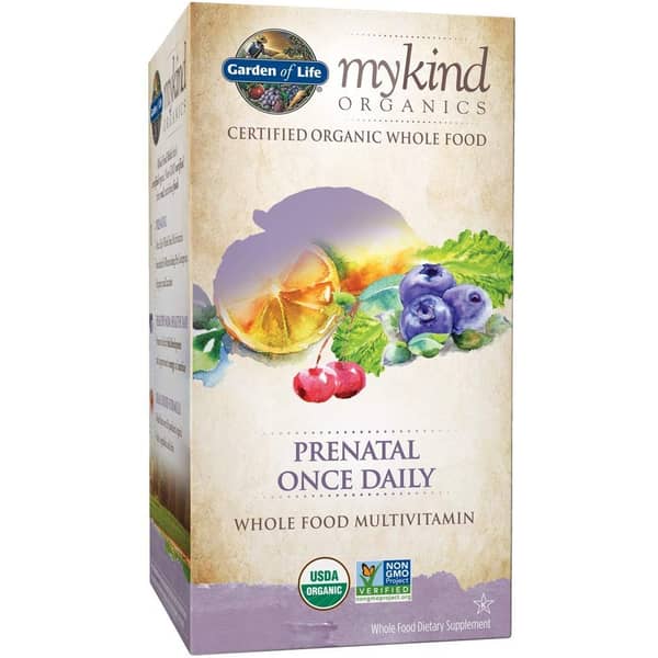 Garden Of Life Mykind Organics Prenatal Once Daily Multi 90 Vegan Tablets