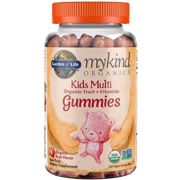 Garden Of Life Mykind Organics Kids Multi Gummies Organic Fruit 120 Vegan Gummy Bears