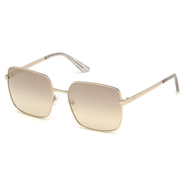 Guess GU7615-32C-56 Women's Sunglass Gold/Smoke Mirror Metal Guess GU7615-32C-56 Women's Sunglass Gold/Smoke Mirror Metal