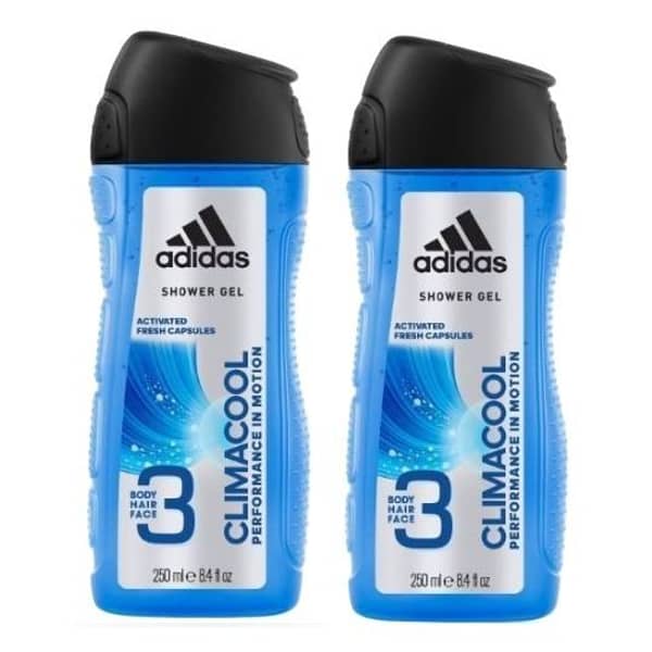 Adidas Climacool Shower Gel 250ml Pack 0f 2