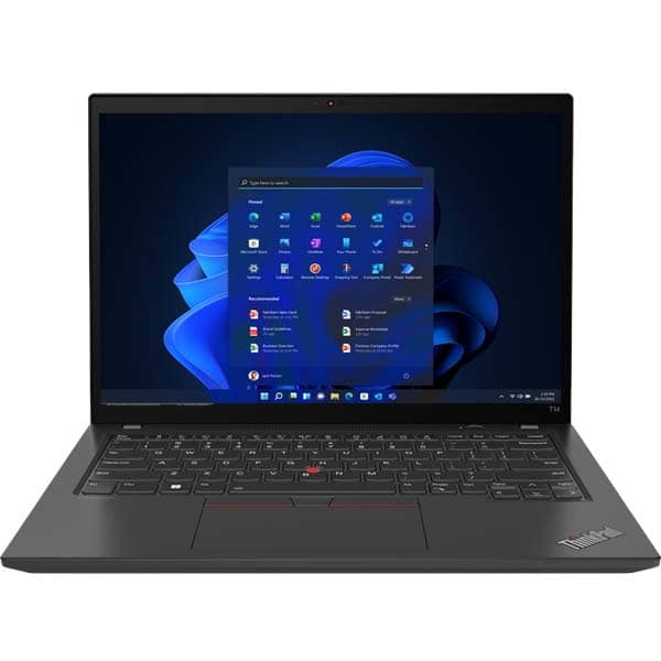 Lenovo ThinkPad T14 Gen 3 Laptop - 12th Gen Core i7 4.7GHz 16GB 512GB Win11 14inch WUXGA Black English/Arabic Keyboard