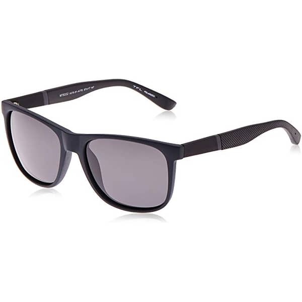TFL Wayfarer Black Plastic Polarized Men Sunglasses MT8332-570-91-770 TFL Wayfarer Black Plastic Polarized Men Sunglasses MT8332-570-91-770