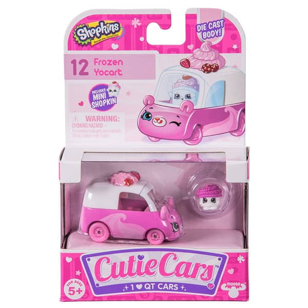 Shopkins Cutie Cars 56584 S1 Frozen Yocart - Pink