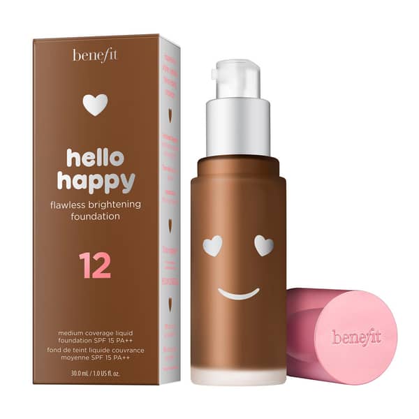 Benefit Hello Happy Flawless Brightening Foundation Shade 12 Benefit Hello Happy Flawless Brightening Foundation Shade 12