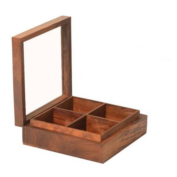 Moorni Utility Cum Knick Knack Box Brown