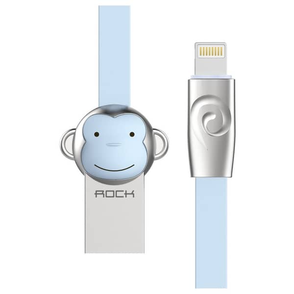 Rock Lightning Cable Shapes 1m - Blue