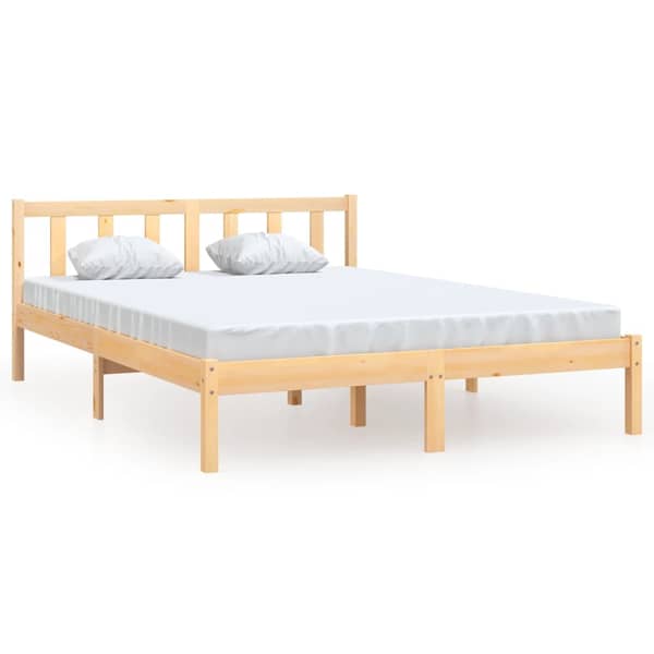 vidaXL Bed Frame Solid Pinewood 120x200 cm vidaXL Bed Frame Solid Pinewood 120x200 cm
