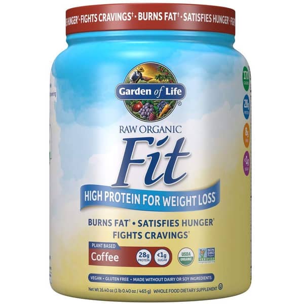 Garden Of Life Raw Organic Fit Protein Powder Coffee 454g Garden Of Life Raw Organic Fit Protein Powder Coffee 454g