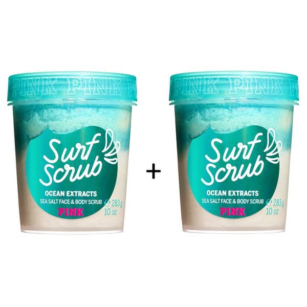 Victoria's Secret Pink Surf Face & Body Scrub 283g Pack Of 2