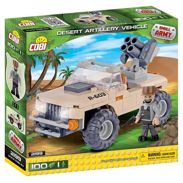 Cobi 100pcs Small Army Desert Artillery Vehicle