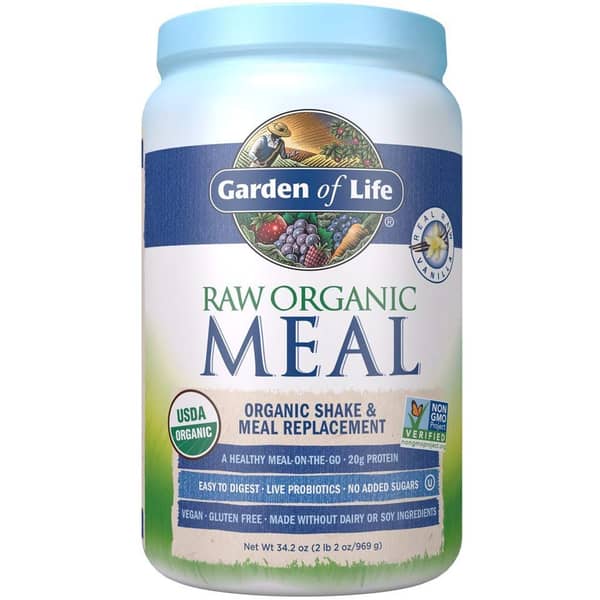 Garden Of Life Raw Organic Meal Shake & Meal Replacement Vanilla 969g