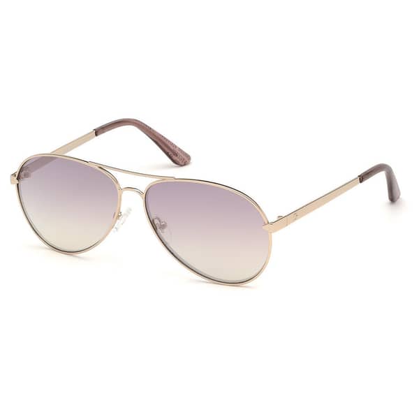 Guess GU7616-32Z-58 Women's Sunglass Gold/Grad Or Mirror Violet