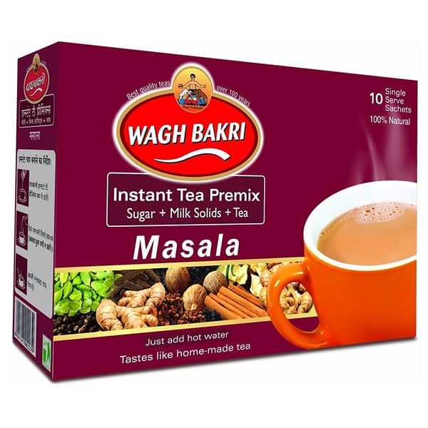 Wagh Bakri Instant Tea Premix 3 In 1 Masala Chai 140g