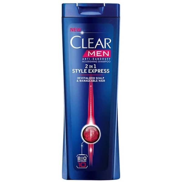 Clear Men's Anti-Dandruff 2-In-1 Style Express Shampoo 200ml