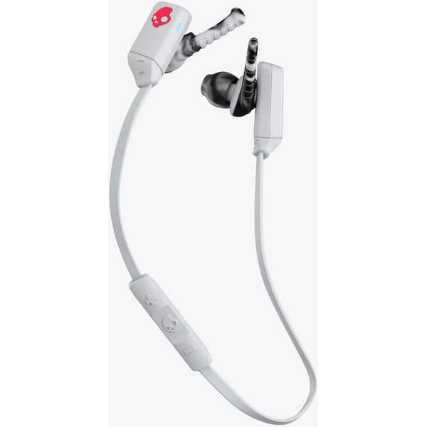 Skullcandy S2WUWK605 XTFree Wireless In Ear Earbuds W/Mic Grey/Red/Swirl