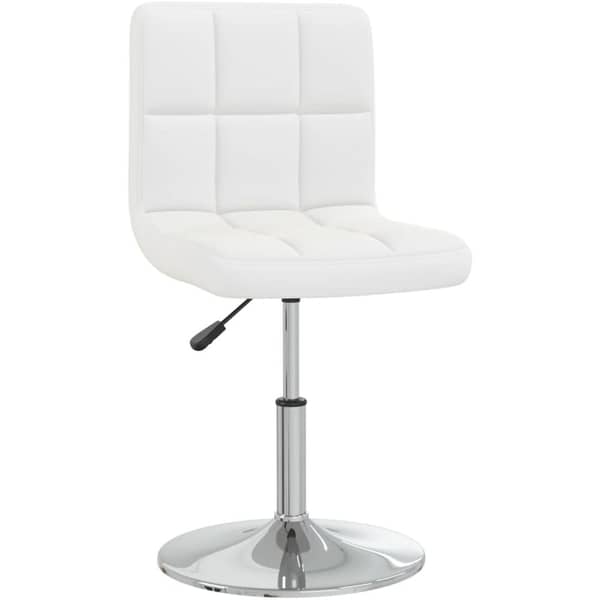 Vidaxl Bar Stool White Faux Leather Vidaxl Bar Stool White Faux Leather
