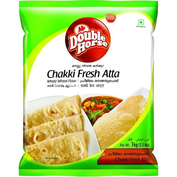 Double Horse Chakki Atta 1kg
