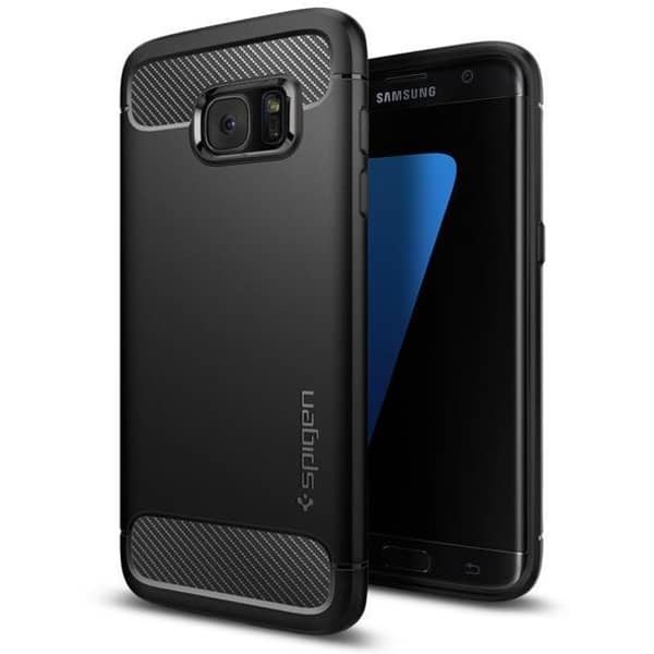 Spigen 556CS20033 Rugged Armor Case Black For Galaxy S7 Edge Spigen 556CS20033 Rugged Armor Case Black For Galaxy S7 Edge