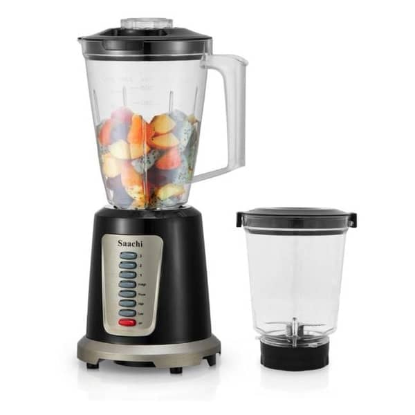 Saachi 2in1 Blender/Grinder With Unbreakable Jars NL-BL-4394-BK