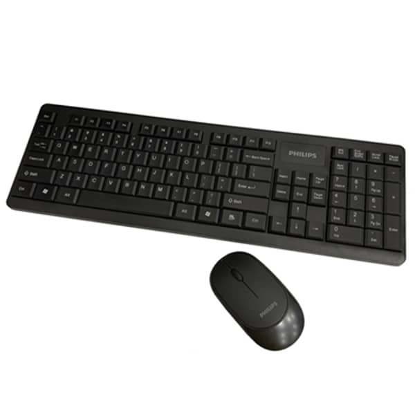 Philips C314 Black Spt6314 Wirelsess Keyboard Mouse Combo