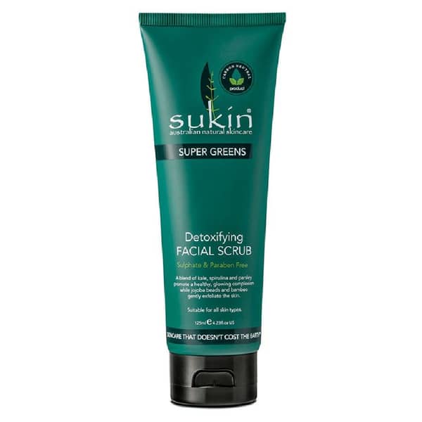 Sukin Super Greens Detoxifying Facial Scrub 125ml