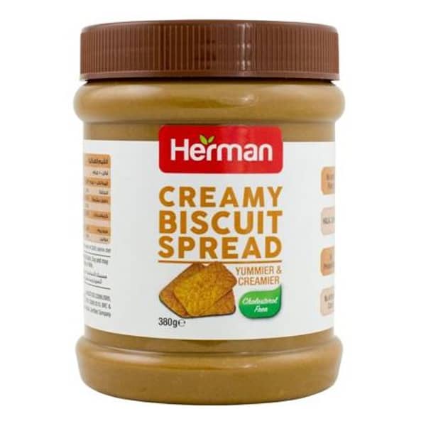 Herman Biscuit Spread Creamy 380g Pet