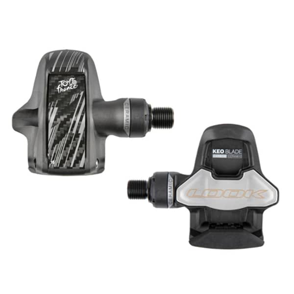 Look Keo Blade Carbon Ceramic 12+16 Tour De France Road Bike Pedals With Cleats, Black/grey Look Keo Blade Carbon Ceramic 12+16 Tour De France Road Bike Pedals With Cleats, Black/grey