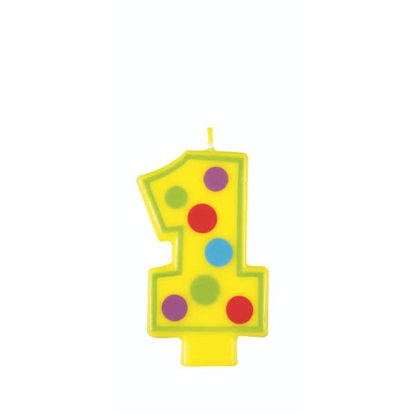 Unique- Numeral Birthday Candle 1