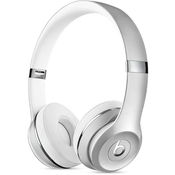 Beats MNEQ2SO/A Solo3 Wireless On-Ear Headphones Silver Beats MNEQ2SO/A Solo3 Wireless On-Ear Headphones Silver