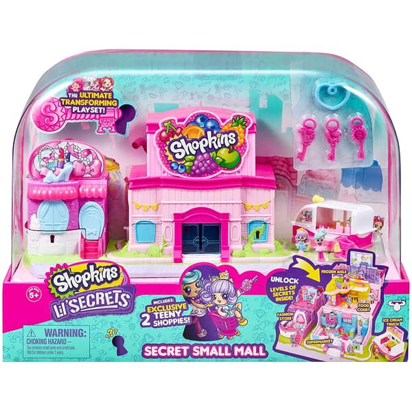 Shopkins Lil Secrets Secret Small Mall Playset 57482 Shopkins Lil Secrets Secret Small Mall Playset 57482