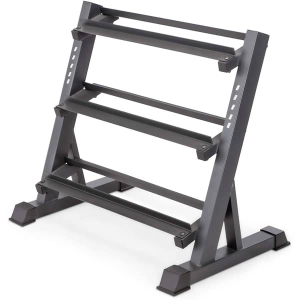 Marcy 3-tier Dumbbell Rack Multilevel Weight Storage Organizer For Home Gym Marcy 3-tier Dumbbell Rack Multilevel Weight Storage Organizer For Home Gym